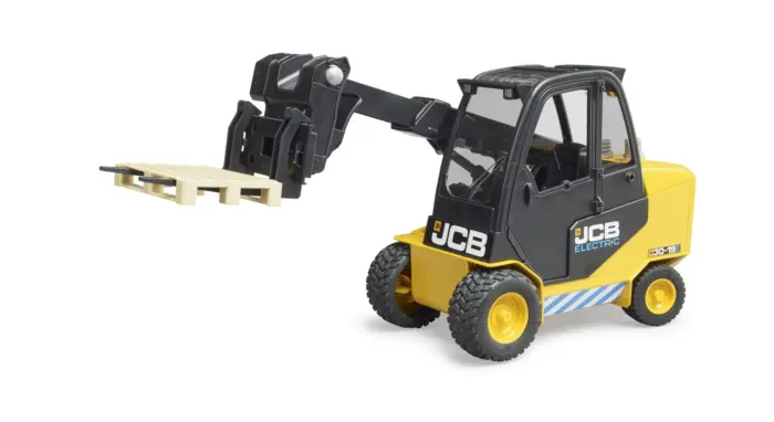 Bruder Телескопски виљушкар JCB Teletruk со палета, 1:16