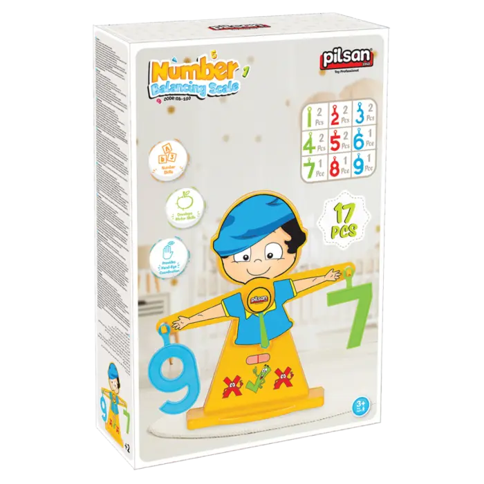 Educational Scale with numbers