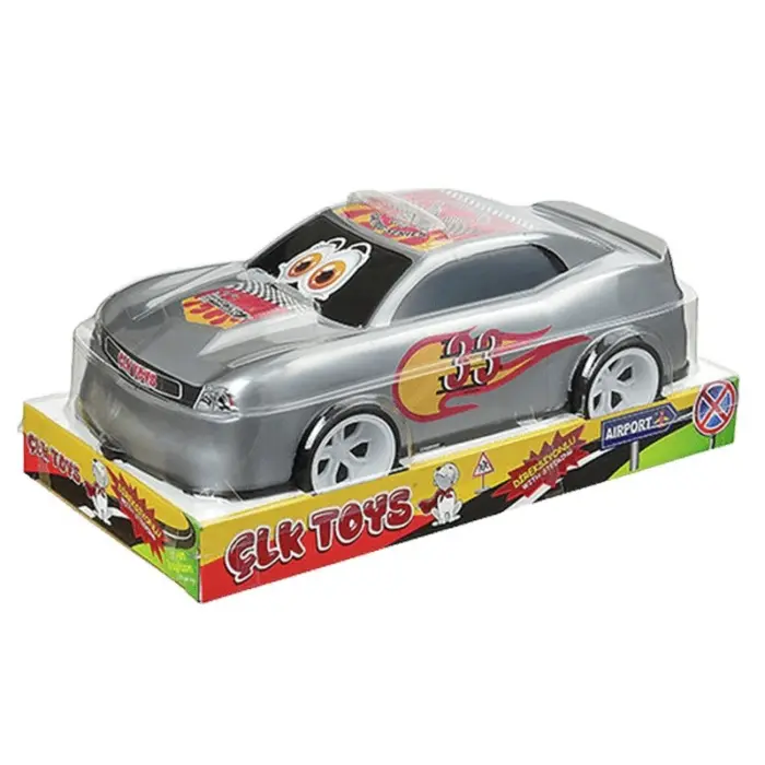 ÇLK Тркачко автомобилче Crazy Racer со очи, асортиман во 3 бои – слика 2