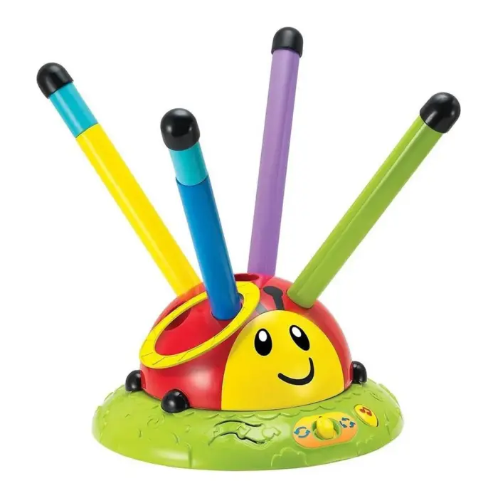 Winfun Lojë mollëkuqe Skip 'N Toss Beetle – kërcim dhe hedhje unazash Winfun Lojë mollëkuqe Skip 'N Toss Beetle – kërcim dhe hedhje unazash