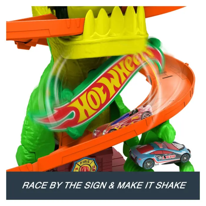 Hot Wheels City Set Toy City T-Rex