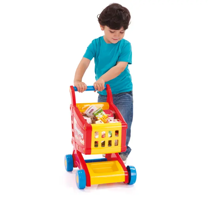 Karrocë supermarketi në kuti
