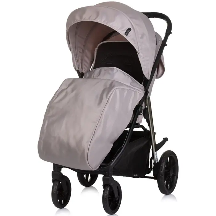 Chipolino Insta baby stroller with aluminium frame, tiramisu (beige)