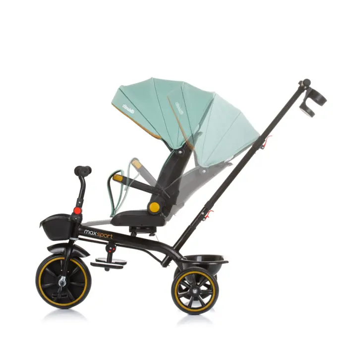 Tricycle with Canopy - Max Sport Green