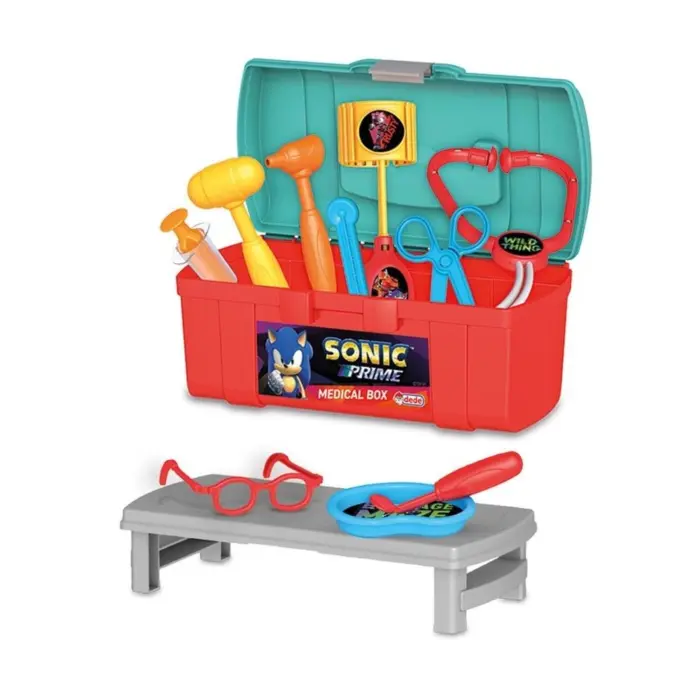 Kamion me set doktori Dede Sonic Prime Medical Box, i verdhë
