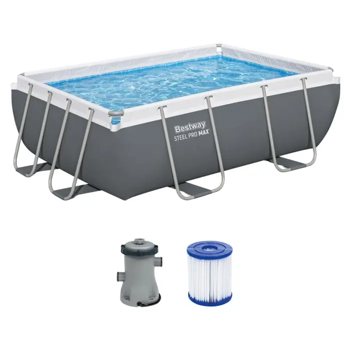 Bestway metal frame pool, 282 x 196 x 84 cm