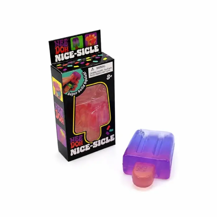 Soft anti-stress ice cream squeeze toy, 8 x 4 x 2 cm
