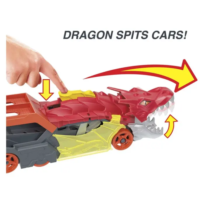 Hot Wheels City Transporter Dragon Launch
