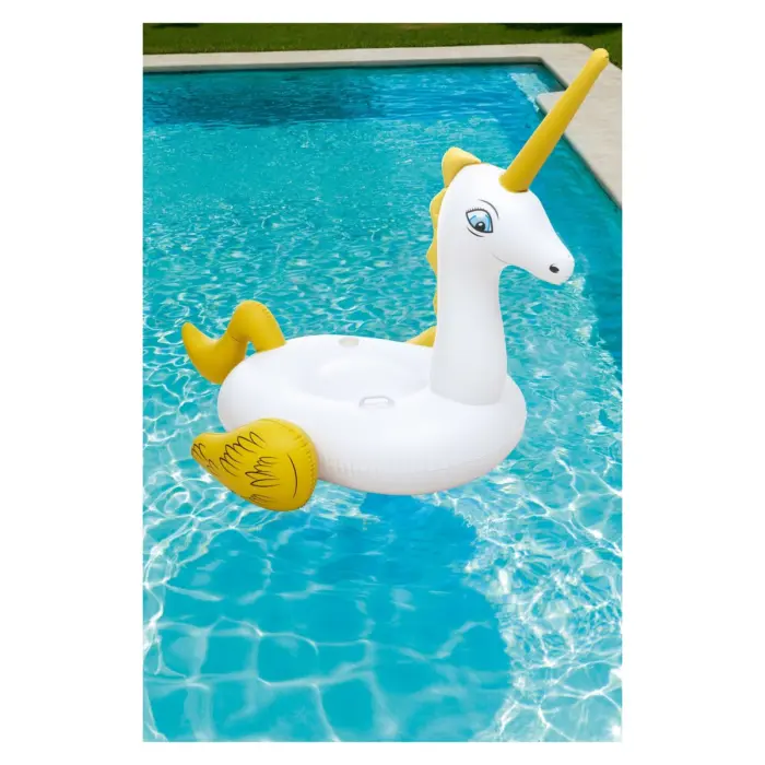 Bestway Unicorn ride-on inflatable with wings, 173 x 170 cm