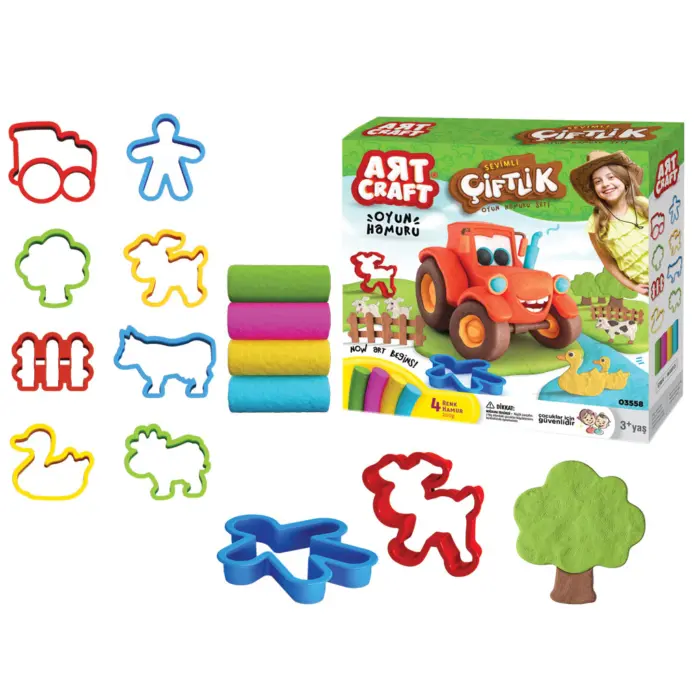MODELING CLAY SET FARM