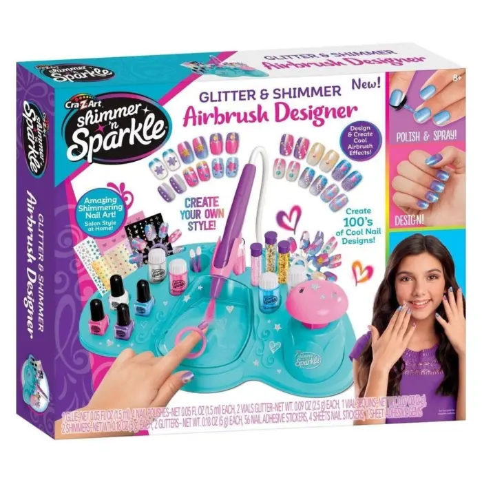 Cra-Z-Art Shimmer 'n Sparkle Студио за нокти Airbrush Designer
