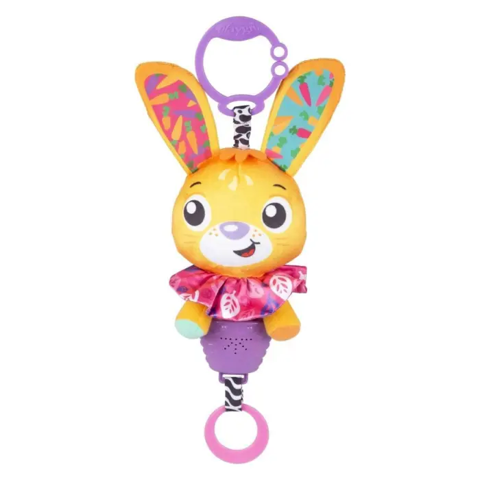 Playgro Betsy bunny musical stroller toy with clip