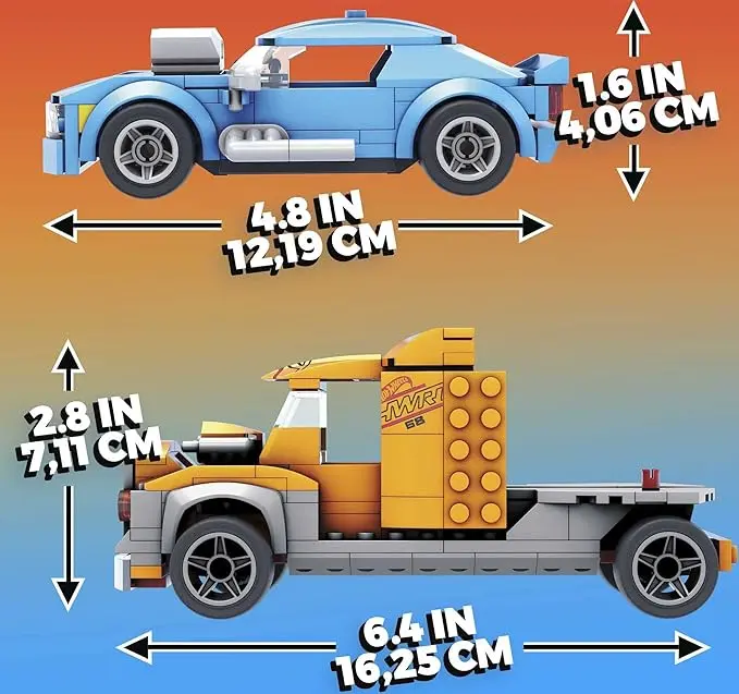 MEGA Hot Wheels Muscle Bound – сет за градење со 355 парчиња