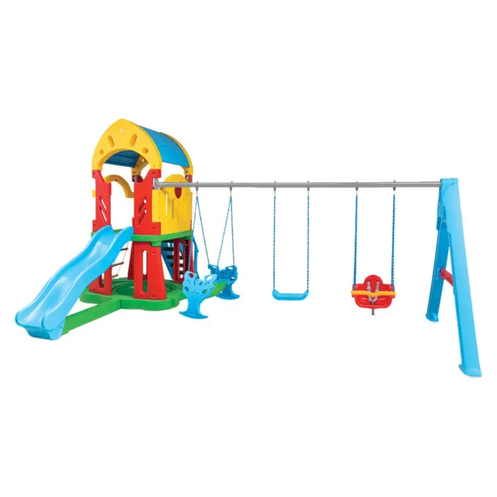 Pilsan Large Slide with 3 Swings