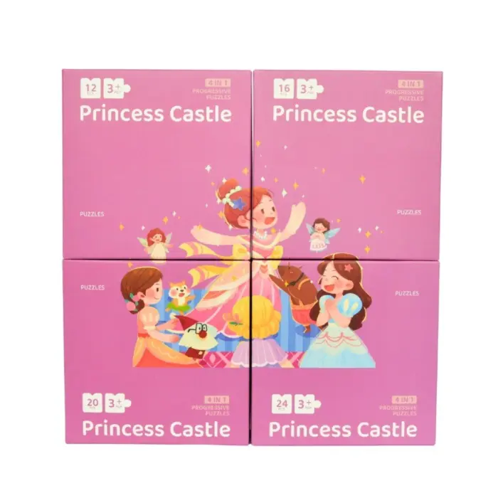 PlayfulMario сет сложувалки Princess Castle 4 во 1, вкупно 72 делови – слика 3