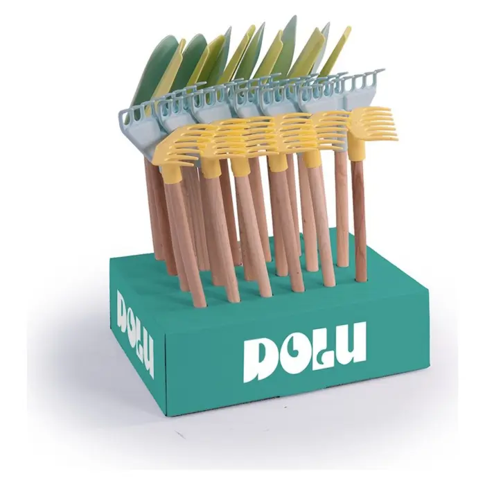 Set grabuje dhe lopatash DOLU me doreza druri, 4 pjesë, 3235