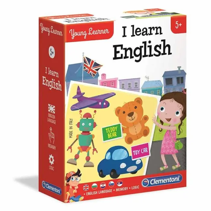 Clementoni Едукативна игра Young Learner I Learn English, учење англиски Clementoni Едукативна игра Young Learner I Learn English, учење англиски