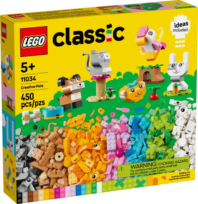 LEGO® Classic Kafshë shtëpiake kreative (11034)
