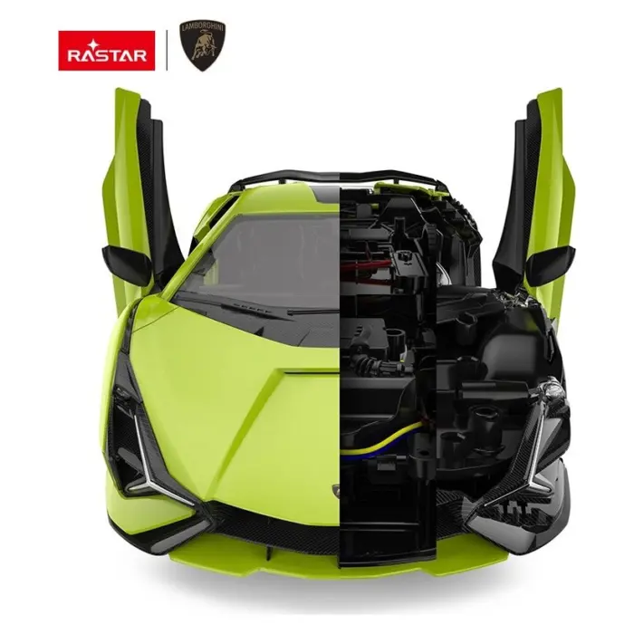 Rastar Lamborghini Sián 1:18 комплет за склопување на далечинско, зелена