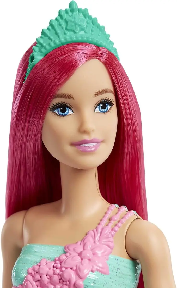 Barbie Dreamtopia Royal doll with a sparkly top, royal skirt and hair accessories
