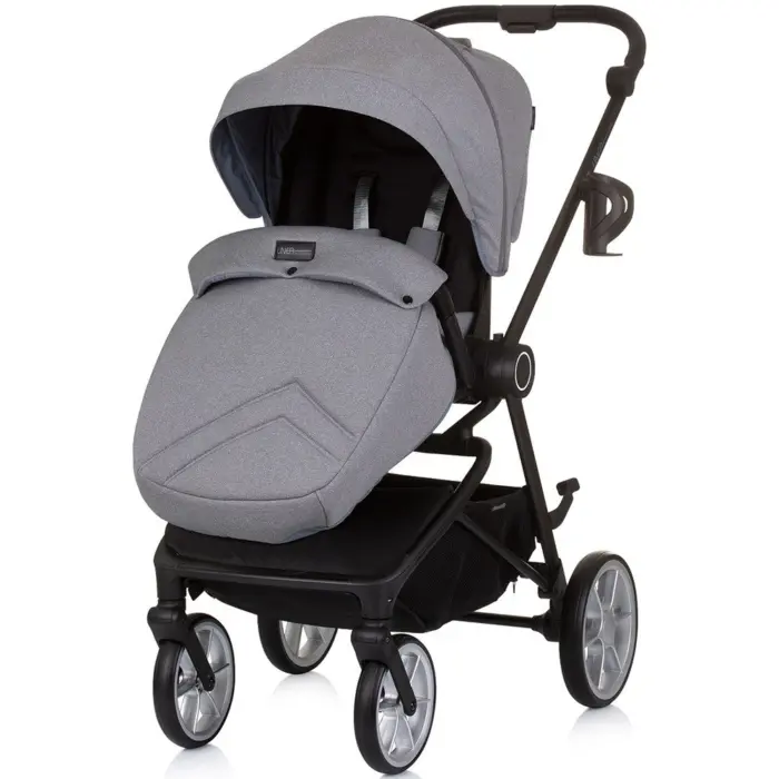 Chipolino Linea 3-in-1 baby stroller, Ash (grey)