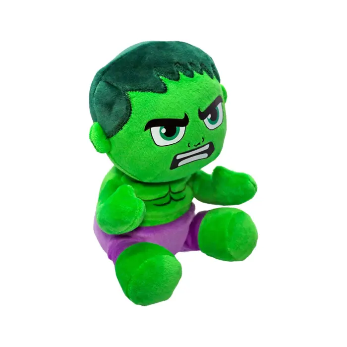 Ty Beanie Babies Marvel мек плишан Хулк, зелен, 15 cm – слика 2