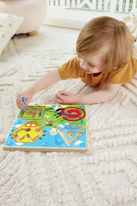 Hape Tabelë-labirint magnetike prej druri Best Bugs me insekte – foto 4