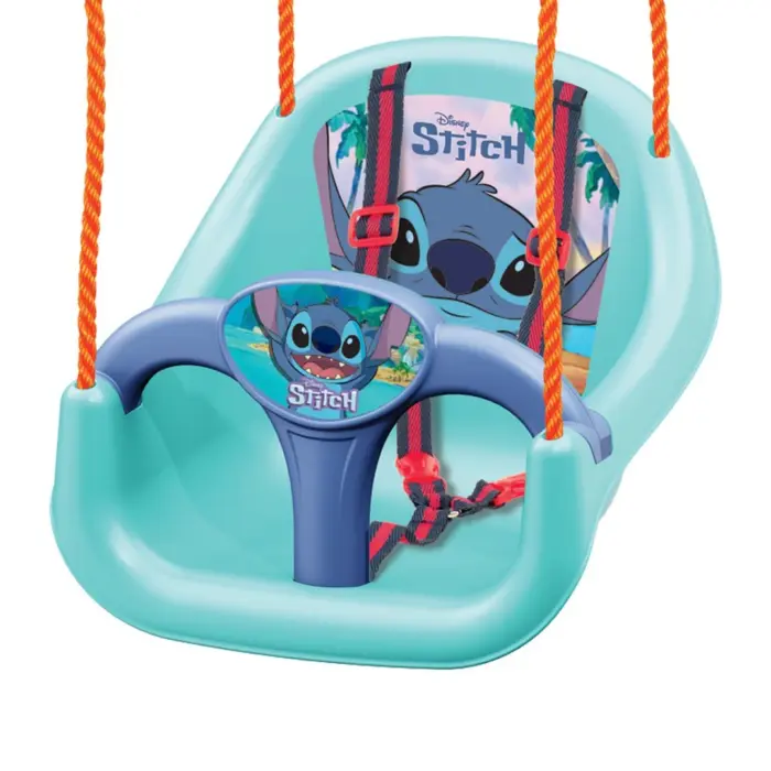Dede Лулашка за деца Stitch со безбедносен ремен, тиркизна Dede Лулашка за деца Stitch со безбедносен ремен, тиркизна
