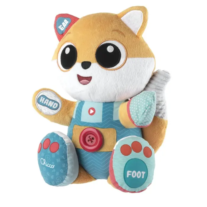 Chicco Интерактивна лисица ABC Foxy, двојазична италијански-англиски