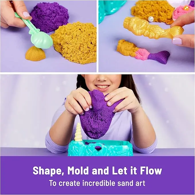 Kinetic Sand Mermaid Crystal set – Kinetic sand with surprises