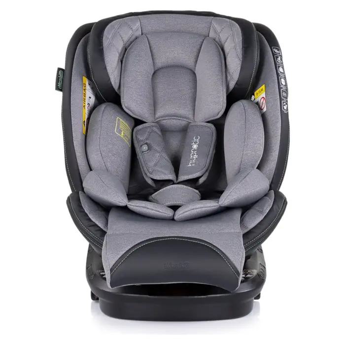 Karrige makine CHIPOLINO Hypnotic 360° i-Size me ISOFIX, 40-150 cm, gri, STKHYP0252CL