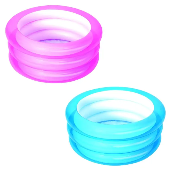Bestway small inflatable kids' pool with 3 rings, Ø70 x 30 cm