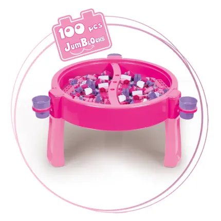 TABLE WITH BLOCKS 100 PCS