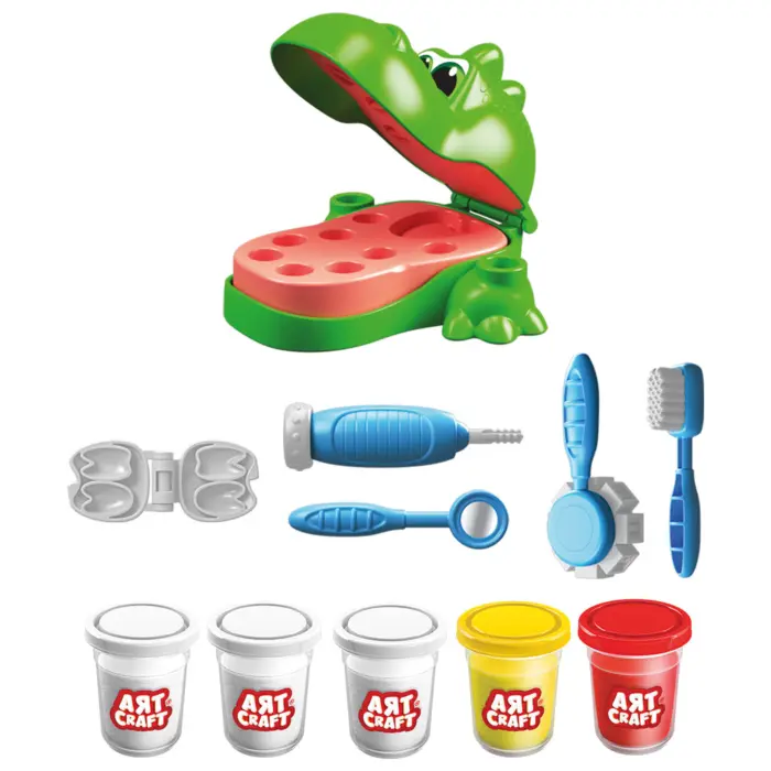 SET PLASTELINE – DINO DENTIST