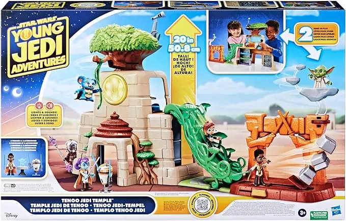 Star Wars Tenoo Jedi Temple – playset with figures and accessories