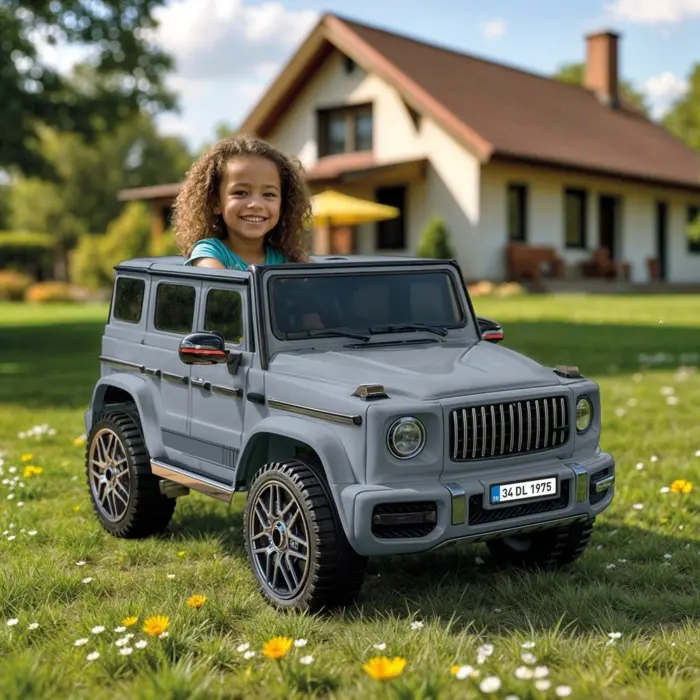 Dolu Battery-powered Jeep Urban-G 12 V with remote control, gray