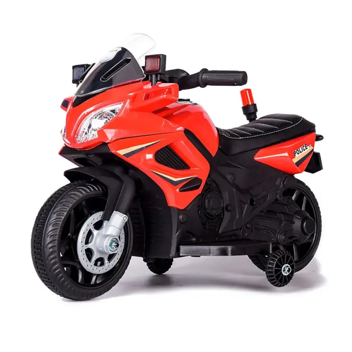 Motor me bateri Chipolino Patrol 6 V, i kuq, në stil policie