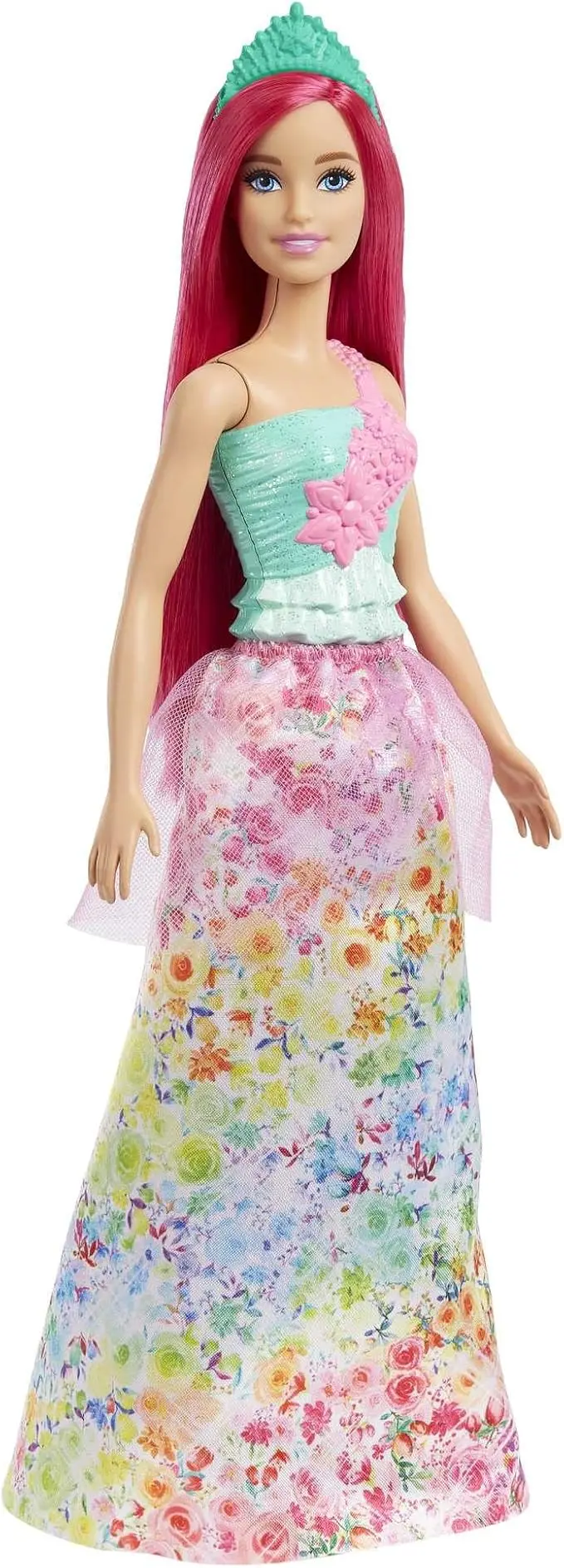 Barbie Dreamtopia Royal doll with a sparkly top, royal skirt and hair accessories