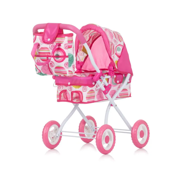 Karrocë për kukull Emily- Multicolor