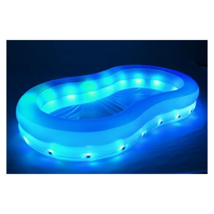 Bestway Color Wave family pool with LED light, 280 x 157 x 46 cm