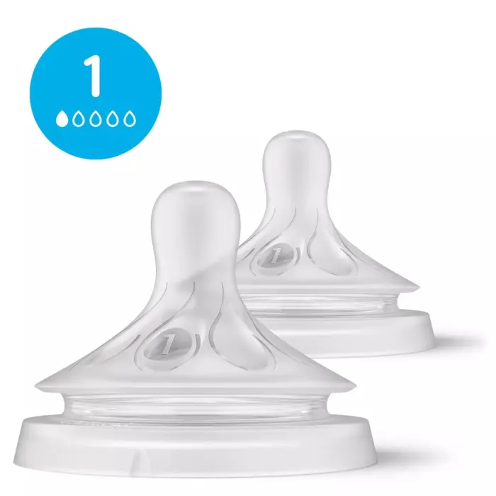 Philips Avent Thithkë për shishe Natural Response, 0+ muaj, 2 copë