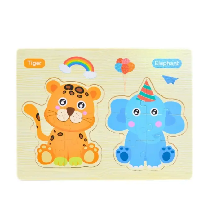 Puzzle druri për fëmijë me dy motive, 22,5 x 29,5 cm – foto 2