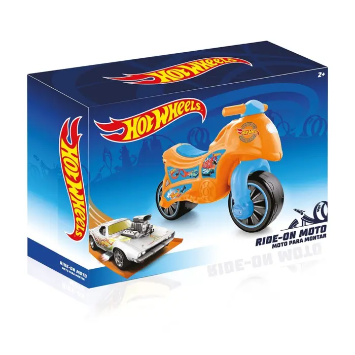 Dolu Мотор туркалка Hot Wheels за деца, портокалов со сини детали – слика 2