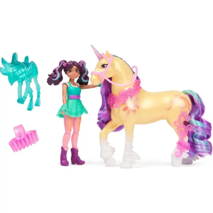 Unicorn Academy Ava Doll and Leaf Unicorn, The Power of Friendship Set – image 3