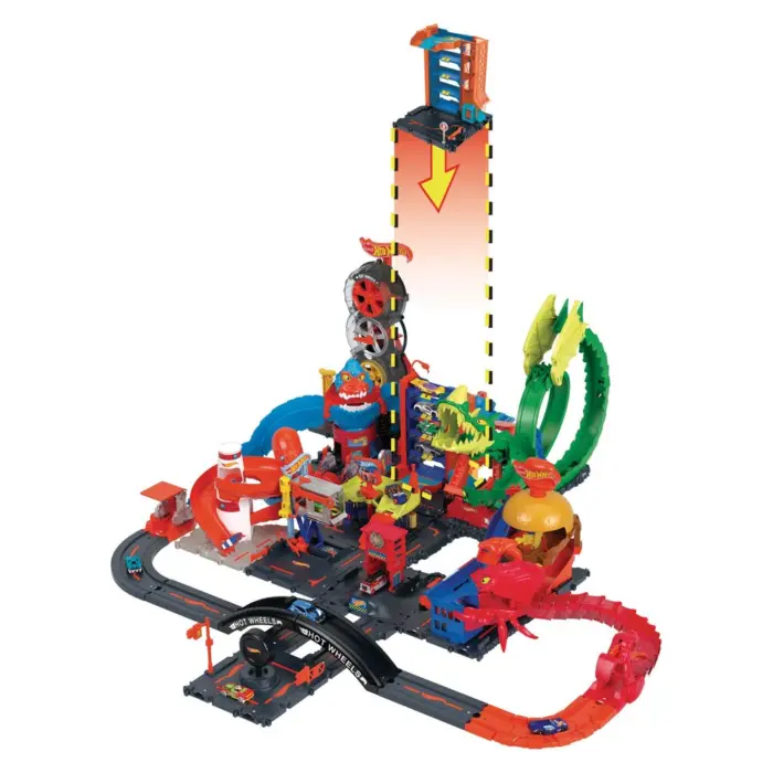Hot Wheels City Set në qendër të qytetit (i përzier)