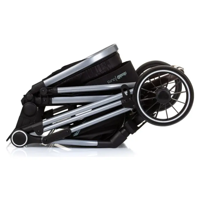 Chipolino Aura 2-in-1 baby stroller, black