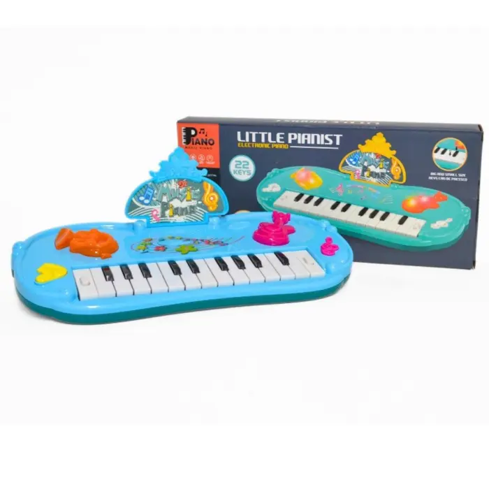 Детско пијано Little Pianist со 22 копчиња, звук и светла – слика 6