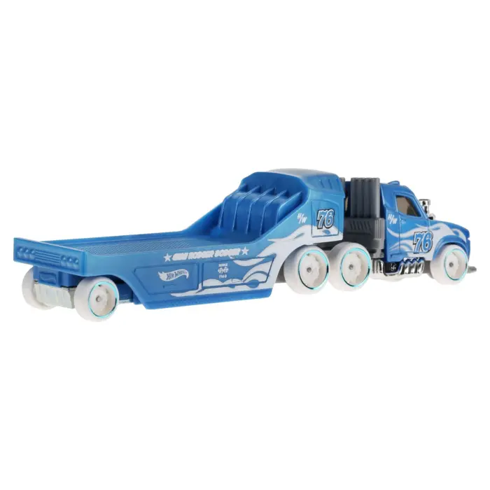 Hot Wheels Track Fleet truck with trailer 1:64, assorted – image 4