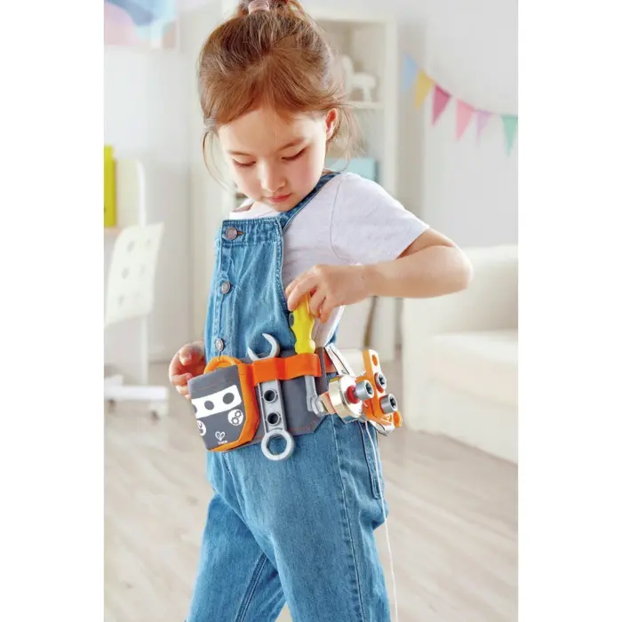 Hape Rrip me vegla Junior Inventor Scientific Tool Belt, 19 pjesë – foto 4
