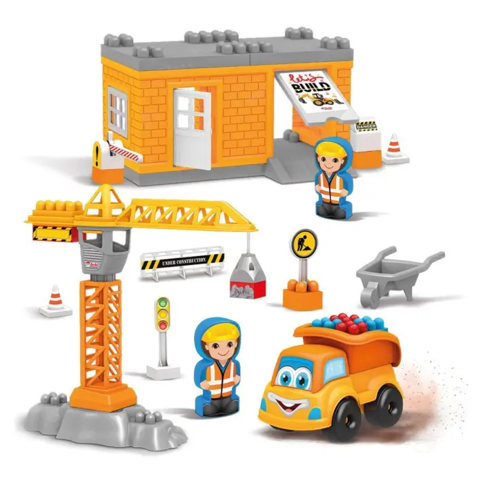 DEDE My First Construction Site block set, 45 pieces, 03160